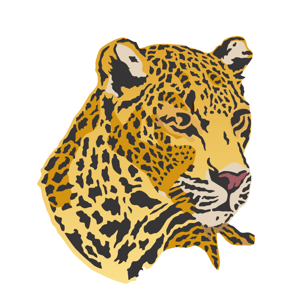 Stencil OPA 20x25 3796 Animais Onça