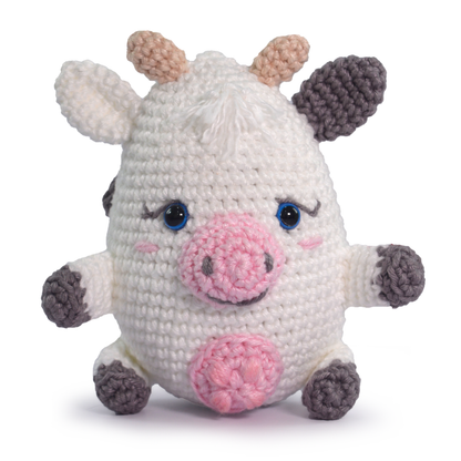 Kit Amigurumi Fazendinha Círculo Cor 05 Vaquinha