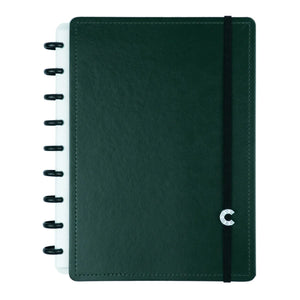 Caderno Inteligente Dark Green Médio 25,5x19cm