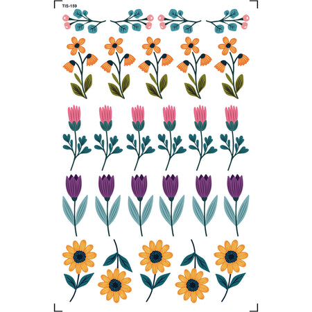 Transfer de Imagem 9,8x15cm TIS-159 Flores