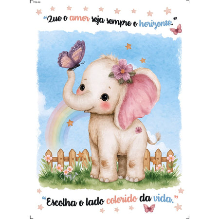 Transfer Têxtil 20x27,5cm TTR6-093 Elefantinho