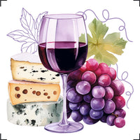 Transfer de Imagem Litoarte 8x8cm TIT-006 Fruta Uvas