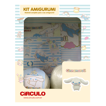Kit Amigurumi Hello Kitty and Friends Círculo Cor 04 Cinnamoroll