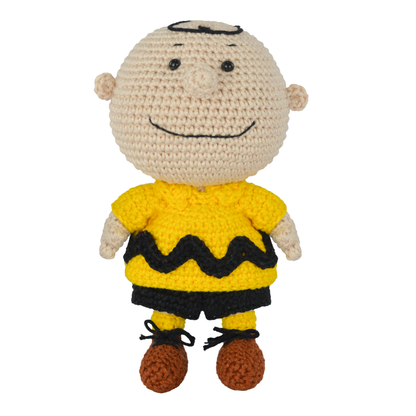 Kit Amigurumi Snoopy and Peanuts Círculo Cor 03 Charlie Brown