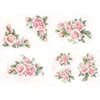 Slim Paper Decoupage Litoarte SPL-055 Rosas 47x34cm