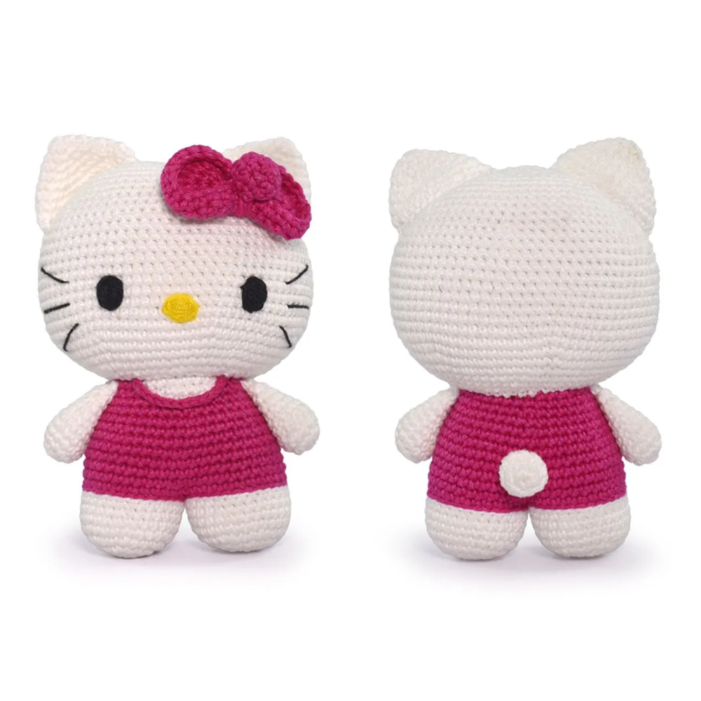 Kit Amigurumi Hello Kitty Círculo Look Rosa