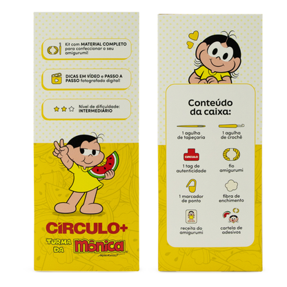Kit Amigurumi Turma da Mônica Círculo Cor 03 Magali