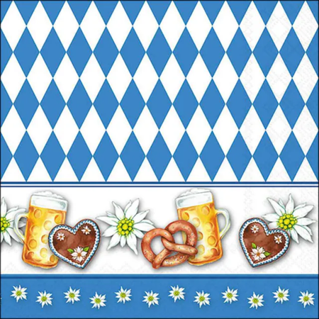 Guardanapo de Papel Decoupage 33x33 Oktoberfest 13309675