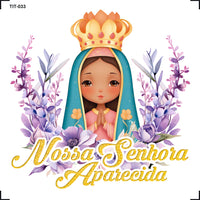 Transfer de Imagem 8x8cm TIT-033 Nossa Senhora Aparecida