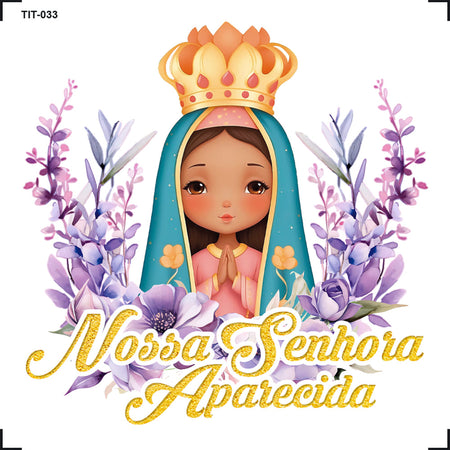 Transfer de Imagem 8x8cm TIT-033 Nossa Senhora Aparecida