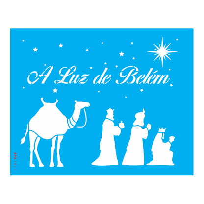 Stencil OPA 20x25 3851 Natal Três Reis Magos I