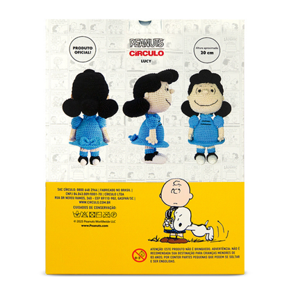 Kit Amigurumi Snoopy and Peanuts Círculo Cor 04 Lucy
