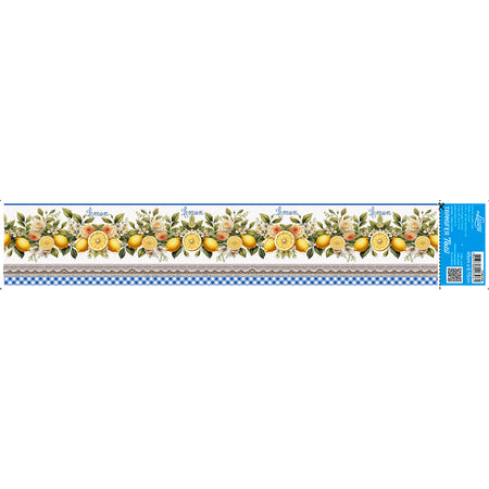 Transfer Têxtil 45x9,5cm TTB6-046 Barra Limões