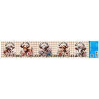 Transfer Têxtil 45x9,5cm TTB6-056 Barra Welcome Farm