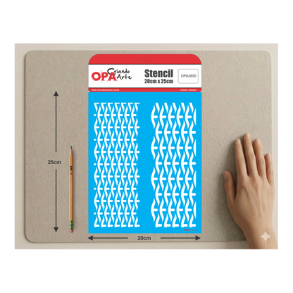 Stencil OPA 20x25 3850 Trama Cestaria
