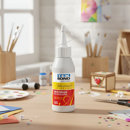Cola de Silicone Líquida 51G para Artesanato TekBond 60ml
