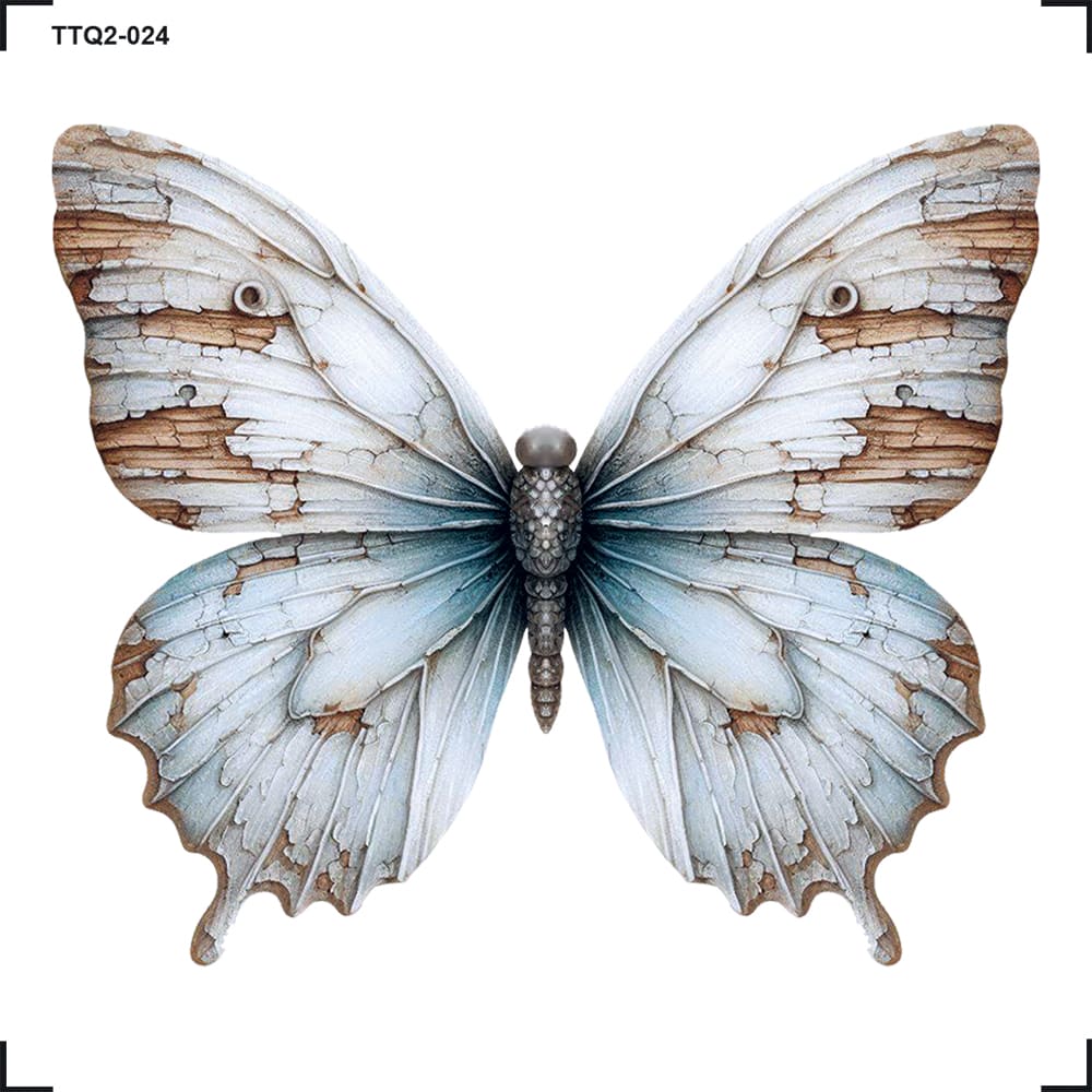 Transfer Têxtil 8x8cm TTQ2-024 Borboleta