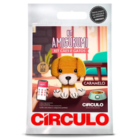 Kit Amigurumi Cães e Gatos Círculo Cor 7 Caramelo