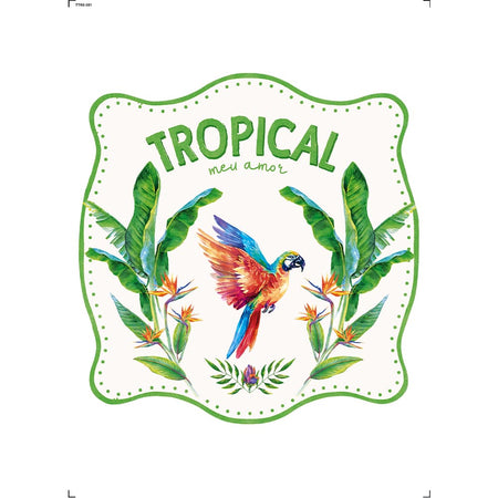 Transfer Têxtil 20x27,5cm TTR6-051 Tropical meu amor