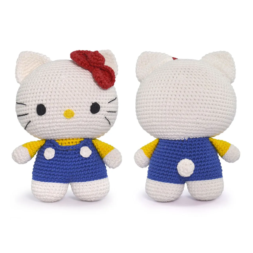 Kit Amigurumi Hello Kitty Círculo Look Amarelo
