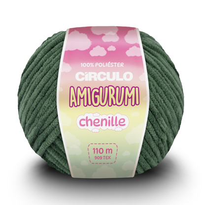 Fio Amigurumi Chenille Circulo 100g com 110m