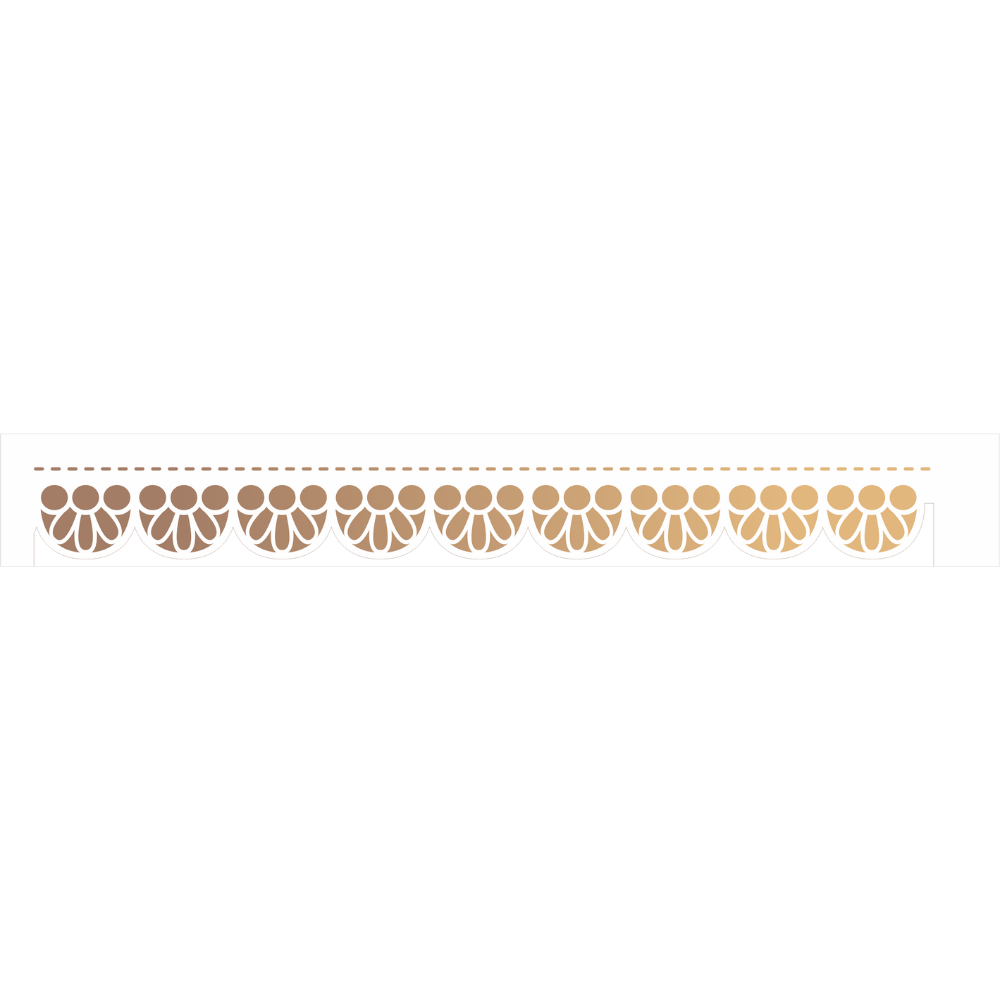 Stencil OPA 4x30 3685 Renda Bordado Barroco