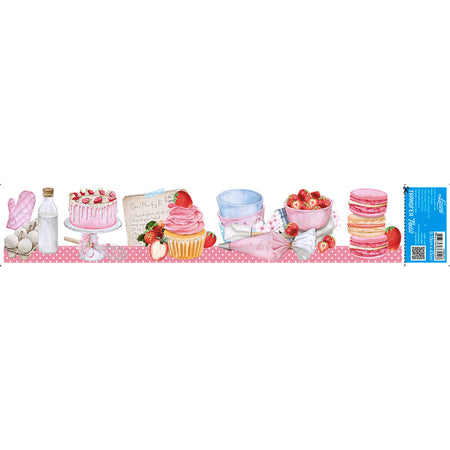 Transfer Têxtil Litoarte 45x9 TTB6-015 Barrado Confeitaria