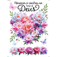 Transfer Têxtil 20x27,5cm TTR6-075 Florescer é Confiar