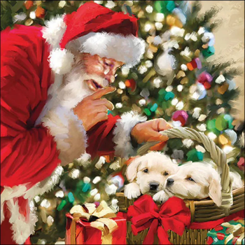 Guardanapo de Papel Decoupage 33x33 33320060 Natal Just Be Quiet