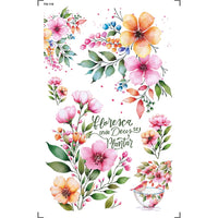 Transfer de Imagem 9,8x15cm TIS-118 Floresça onde Deus te Plantar