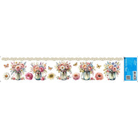 Transfer Têxtil 45x9,5cm TTB6-077 Barra Floral