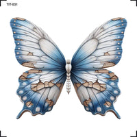 Transfer de Imagem Litoarte 8x8cm TIT-031 Borboleta Azul