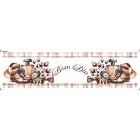 Transfer Têxtil Litoarte 24x7 TTB4-097 Barrado Bom dia