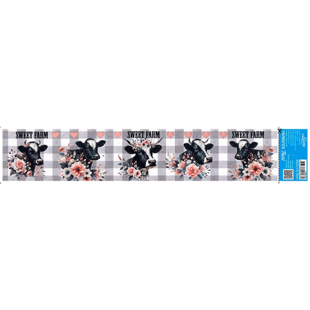 Transfer Têxtil 45x9,5cm TTB6-055 Barra Sweet Farm