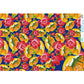 Papel Seda Litoarte PSL-049 Chita Floral Papoulas 67,5x46cm