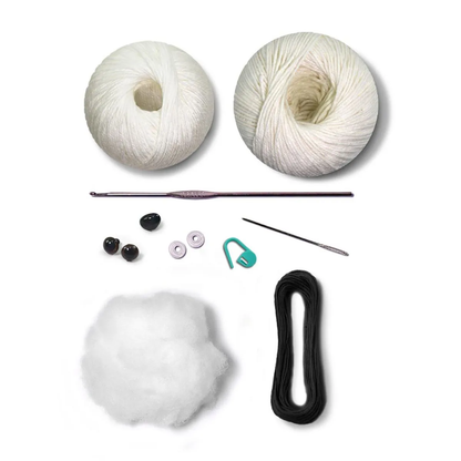 Kit Amigurumi Cães e Gatos Círculo Cor 3 Poodle