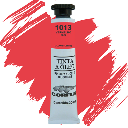 Tinta Óleo Fluorescente Corfix Bisnaga 20ml