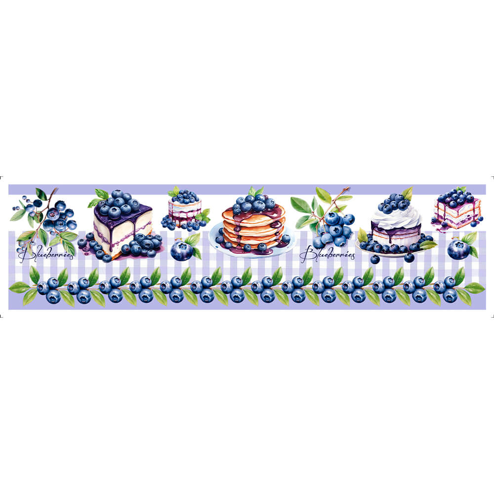 Transfer Têxtil Litoarte 24x7 TTB4-048 Barrado Blueberry