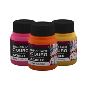 Tinta para Couro Acrilex 37ml Shake Paint