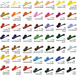 Tinta Acrylic Colors Acrilex 20ml Tinta Acrílica para Telas - Palácio da Arte