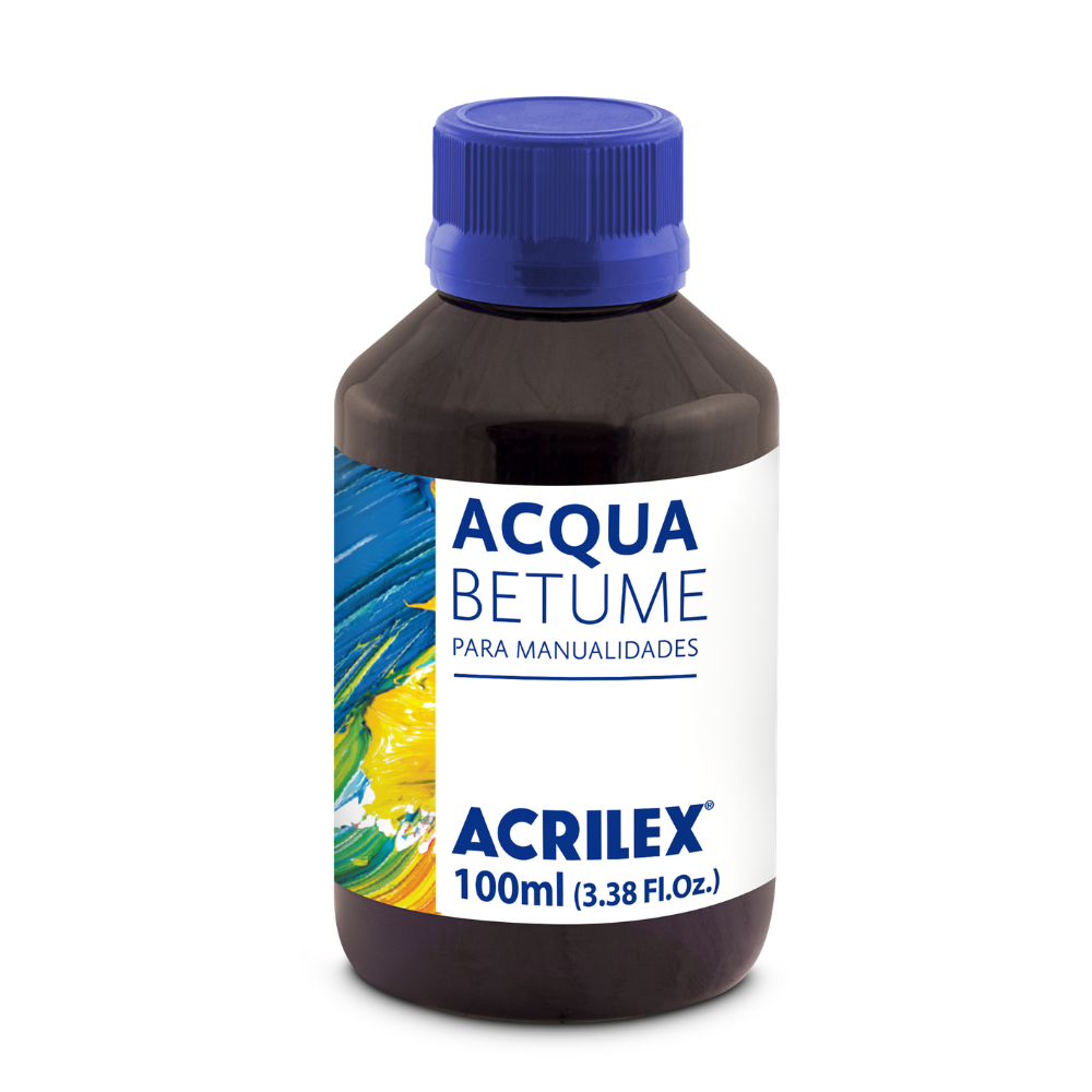 Acqua Betume Acrilex 100ml Envelhecedor Efeito Pátina Vintage