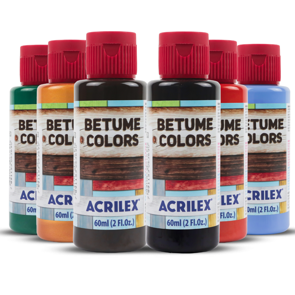 Betume Colors Acrilex 60ml Tinta Envelhecedora