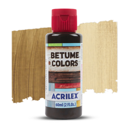Betume Colors Acrilex 60ml Tinta Envelhecedora