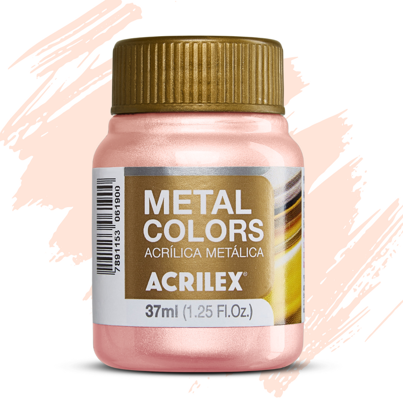 Tinta Acrílica Metálica Acrilex 37ml Metal Colors – Palácio da Arte
