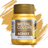 Tinta Acrílica Metálica Acrilex 37ml Metal Colors
