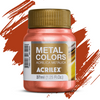 Tinta Acrílica Metálica Acrilex 37ml Metal Colors