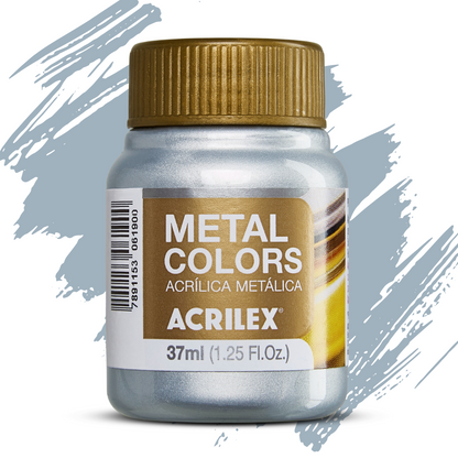 Tinta Acrílica Metálica Acrilex 37ml Metal Colors