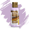 Tinta Metal Colors Acrilex Acrílica Metálica 60ml