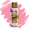 Tinta Metal Colors Acrilex Acrílica Metálica 60ml