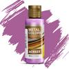 Tinta Metal Colors Acrilex Acrílica Metálica 60ml